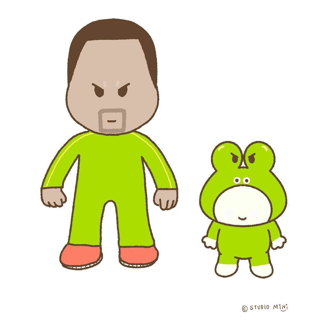 넘선생넘구리 캐릭터 이미지